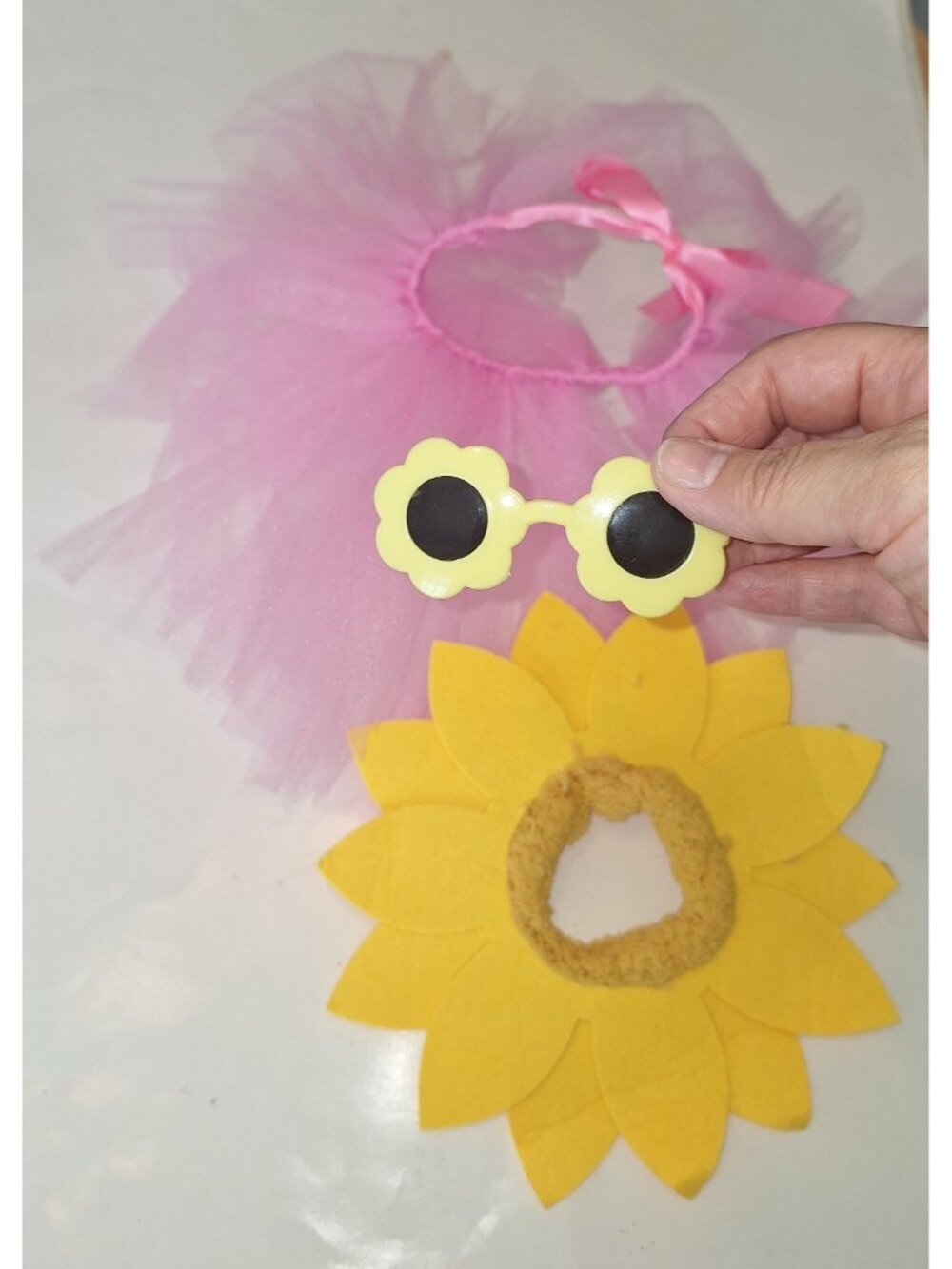 Ballerina Porch Goose Outfit Headpiece Glasses Tutu GOOSE NOT INCLUDED 3 Pieces - Picture 2 of 4